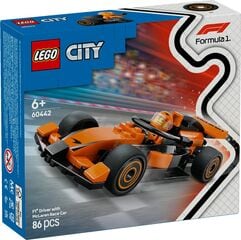 سائق F1® مع سيارة سباق McLaren من LEGO®