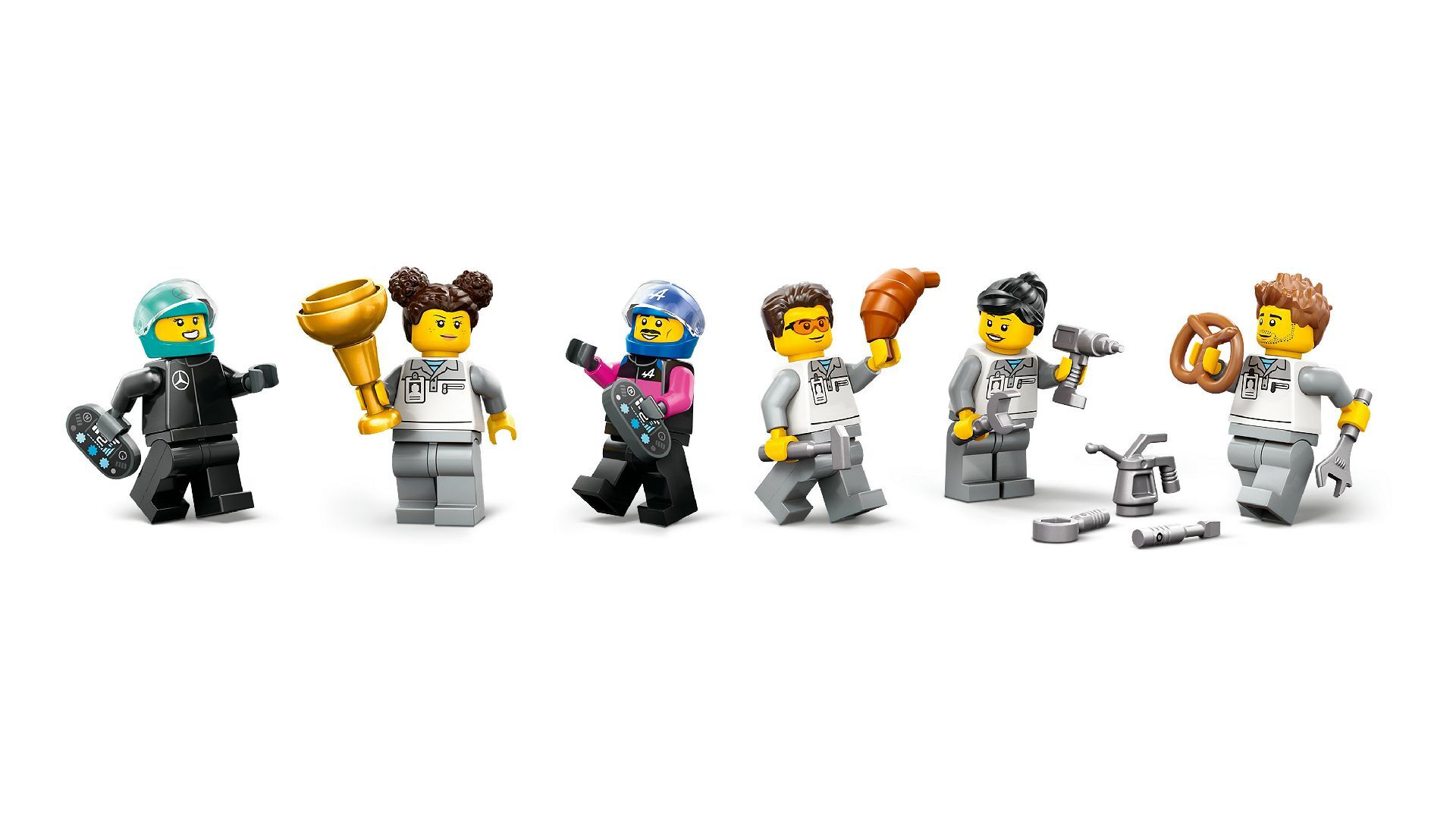 مرآب F1® وسيارات Mercedes-AMG وAlpine من LEGO®