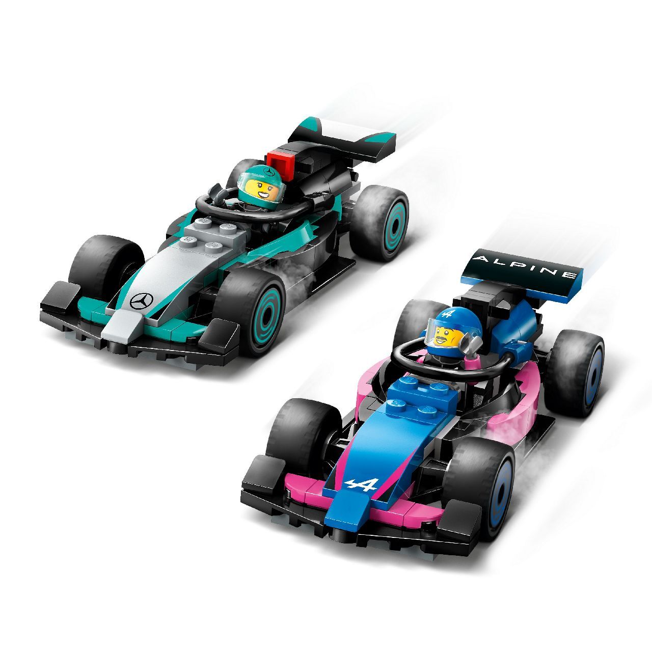 مرآب F1® وسيارات Mercedes-AMG وAlpine من LEGO®