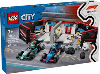 مرآب F1® وسيارات Mercedes-AMG وAlpine من LEGO®