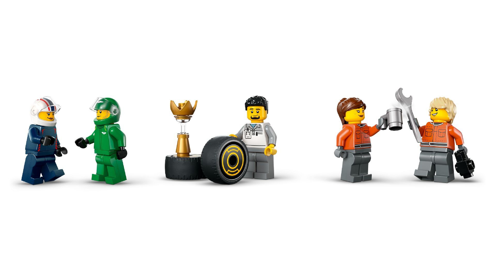 LEGO® F1® Truck with RB20 & AMR24 F1® Cars