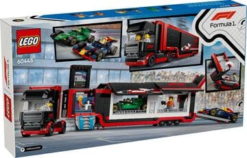 LEGO® F1® Truck with RB20 & AMR24 F1® Cars