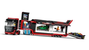 LEGO® F1® Truck with RB20 & AMR24 F1® Cars