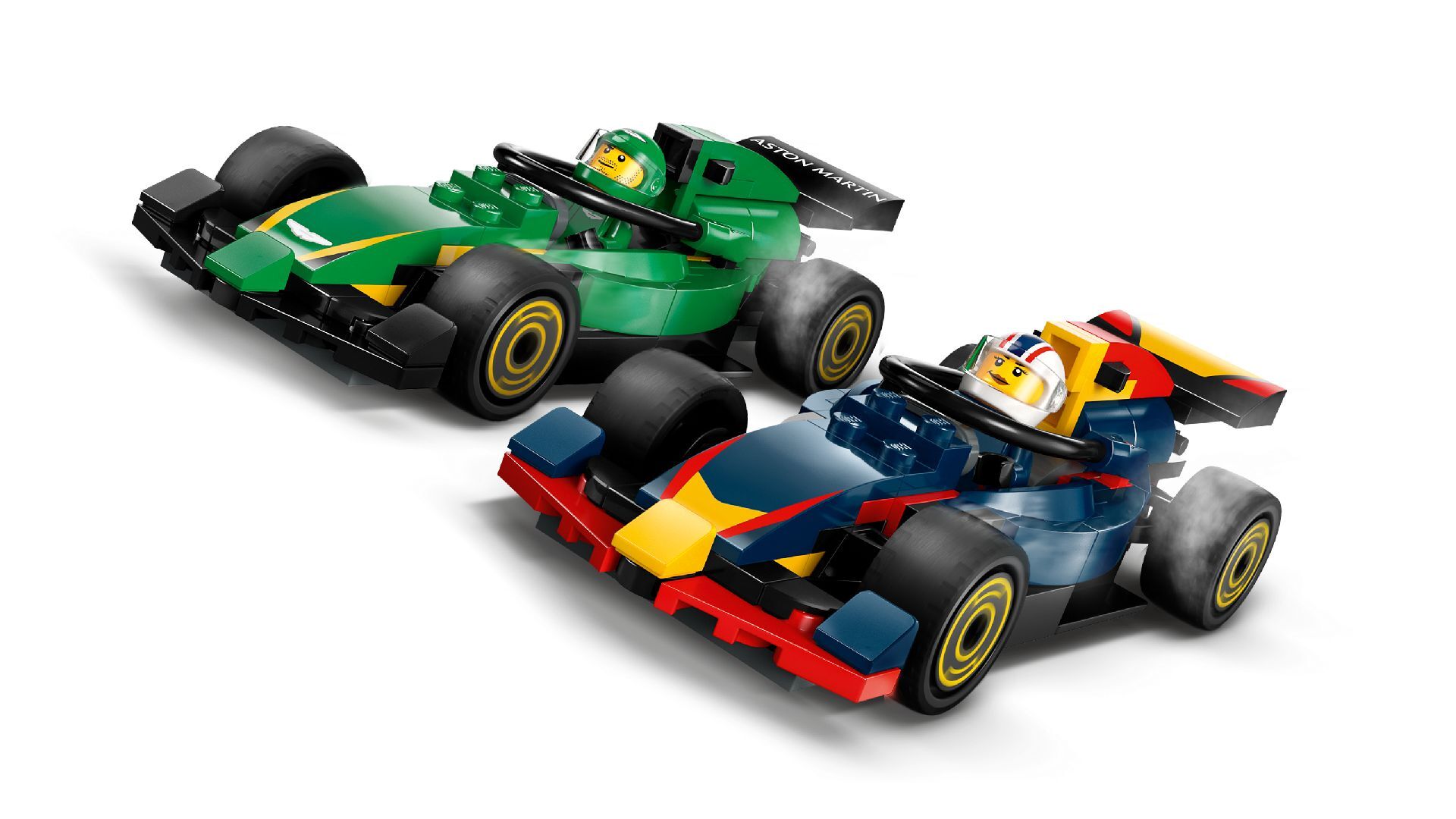 LEGO® F1® Truck with RB20 & AMR24 F1® Cars