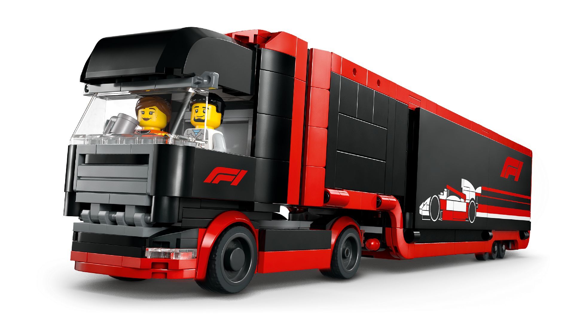 LEGO® F1® Truck with RB20 & AMR24 F1® Cars