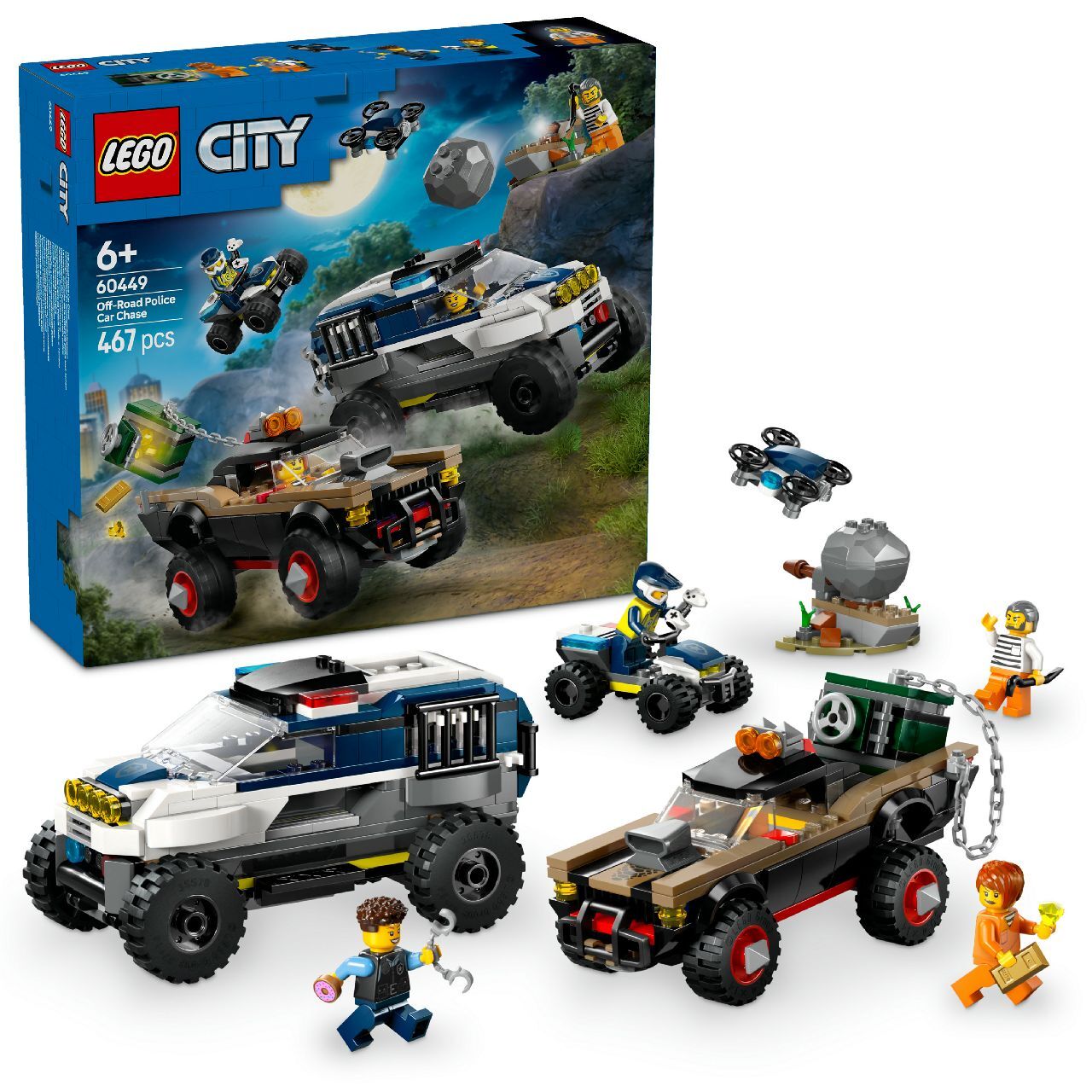 LEGO® Off-Road Police Car Chase