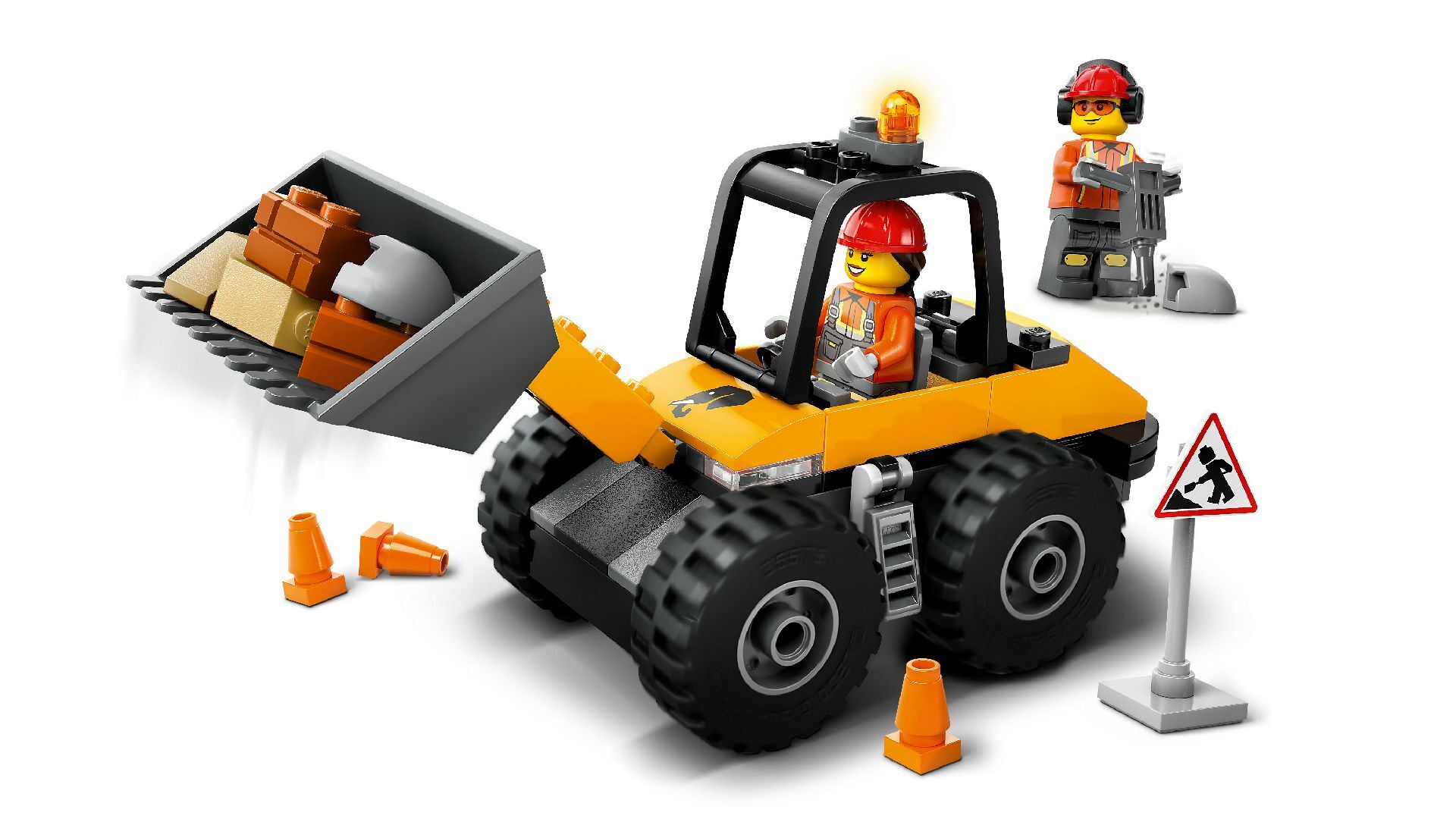 LEGO® Yellow Construction Wheel Loader
