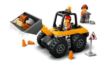 جرافة البناء الصفراء بعجلات من LEGO®