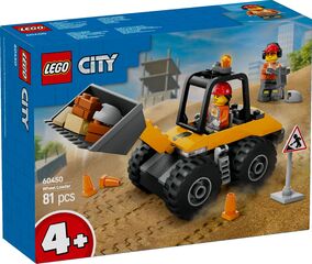 جرافة البناء الصفراء بعجلات من LEGO®