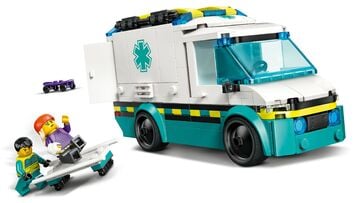 سيارة إسعاف الطوارئ من LEGO®
