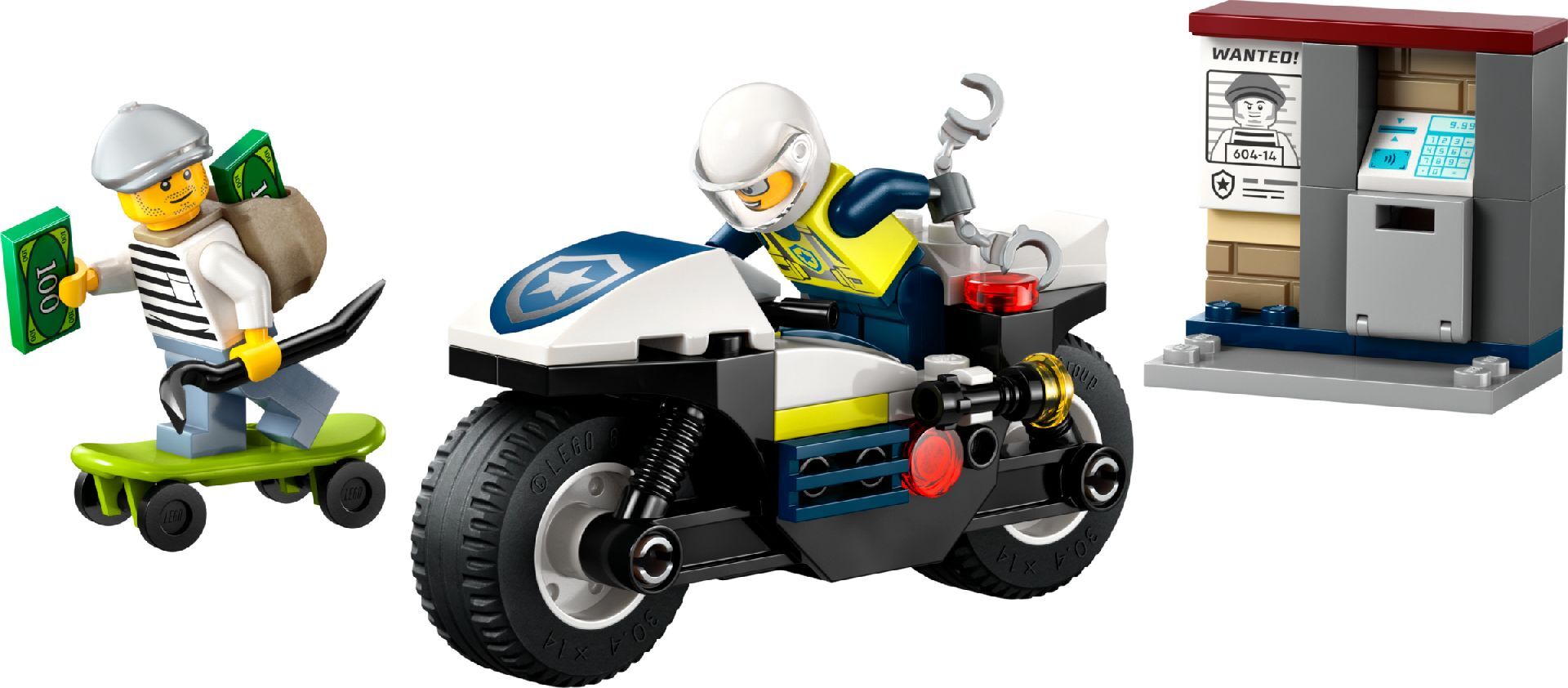LEGO® Police Motorcycle Chase