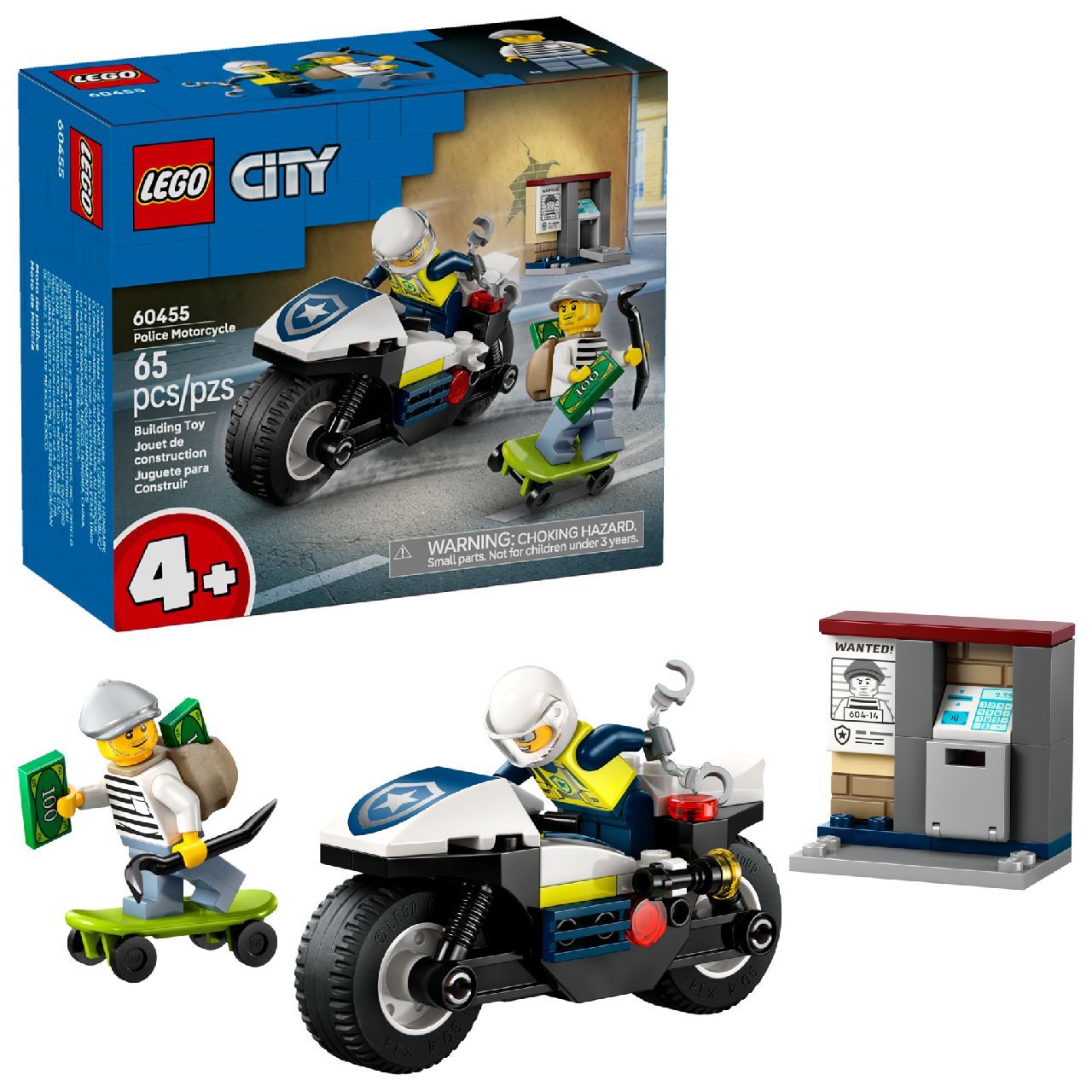 LEGO® Police Motorcycle Chase
