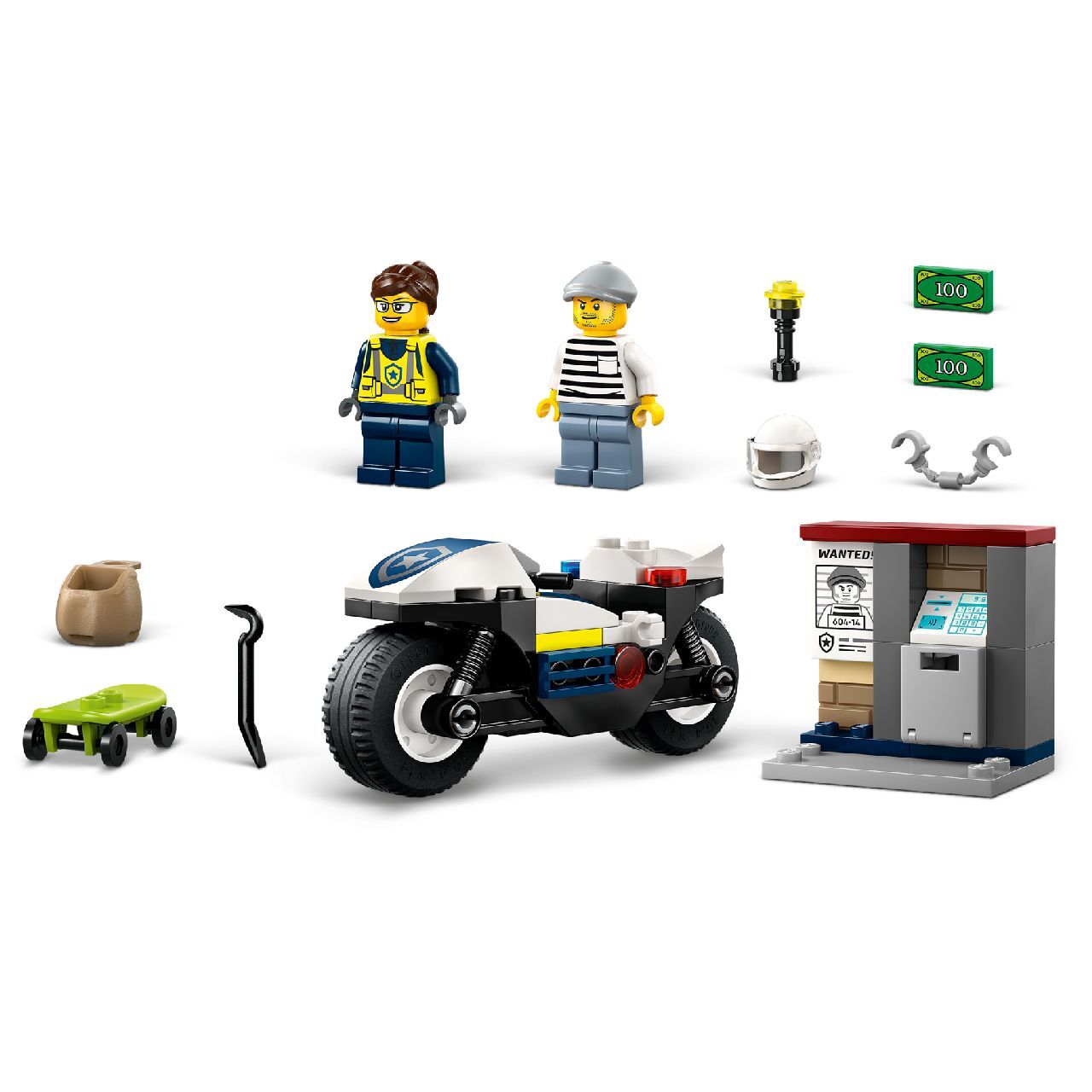 LEGO® Police Motorcycle Chase