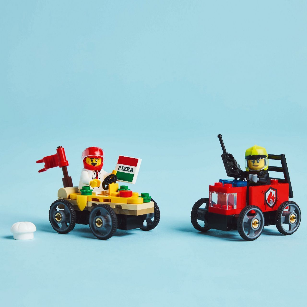 LEGO® Pizza vs. Fire Truck Race Car Pack