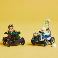 حزمة سيارة سباق سرير المستشفى ضد الطائرة من LEGO®