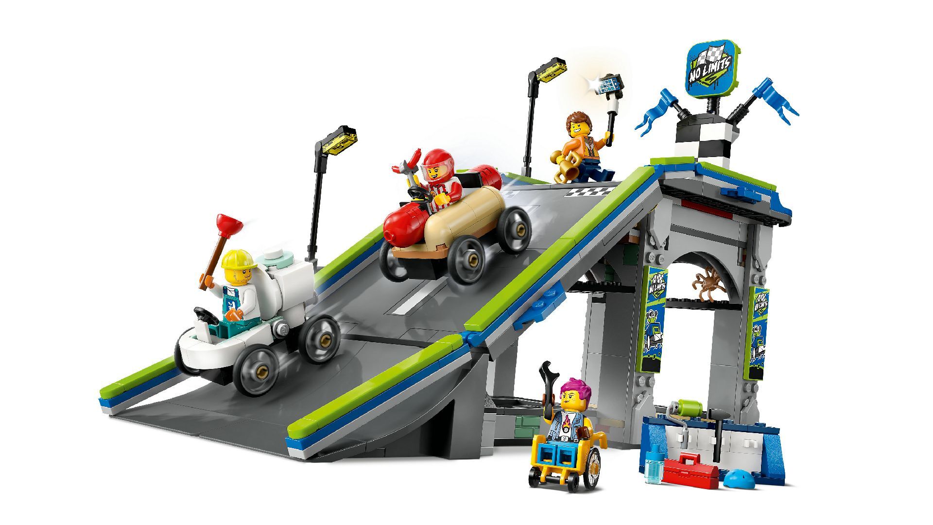 LEGO® No Limits: Race Car Ramp Track | Official LEGO® KW
