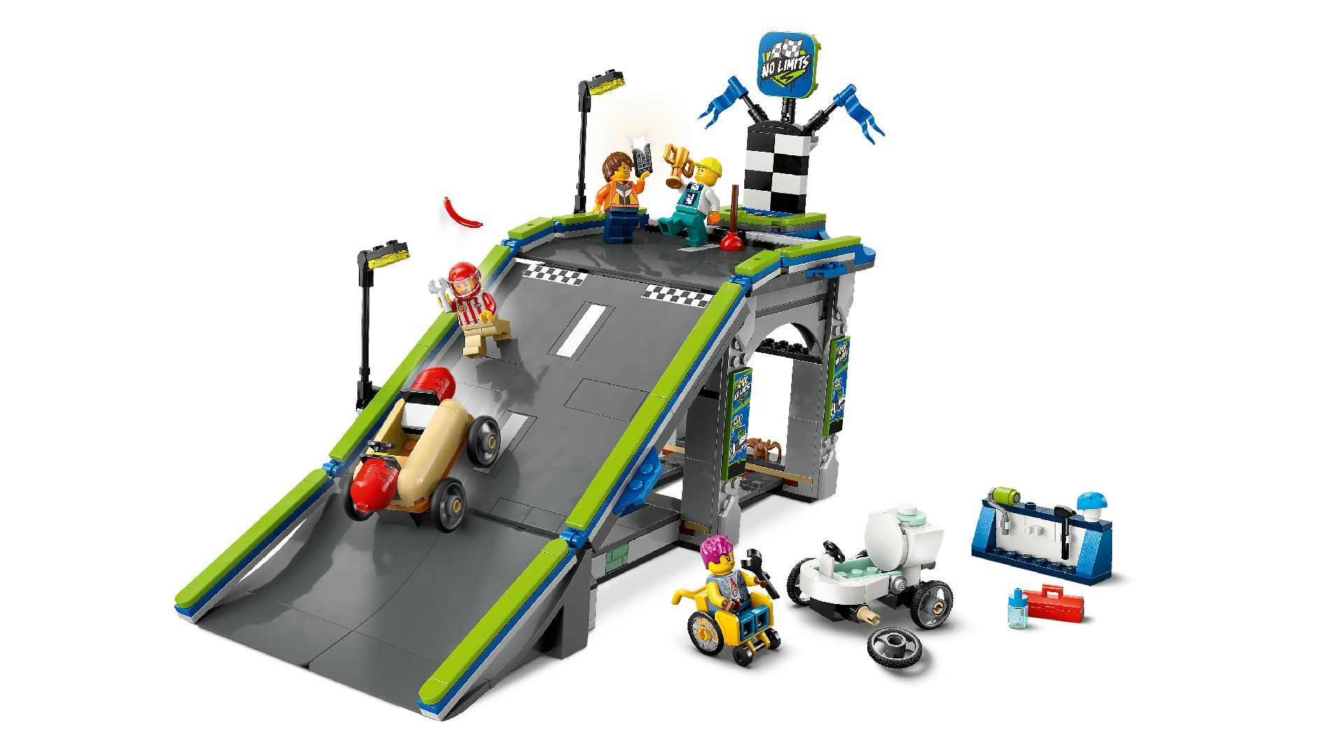 LEGO® No Limits: Race Car Ramp Track