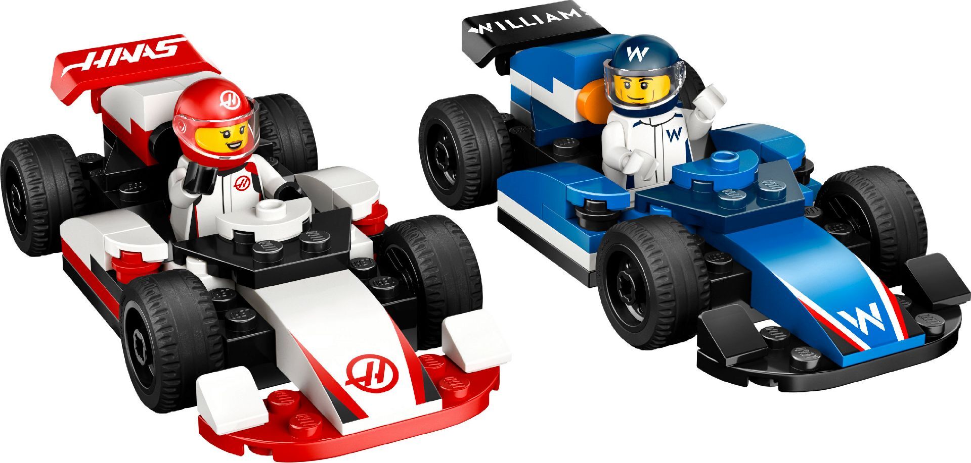 LEGO® F1® Williams Racing & Haas F1® Race Cars