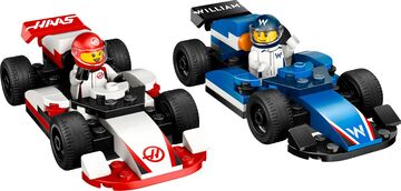 LEGO® F1® Williams Racing & Haas F1® Race Cars