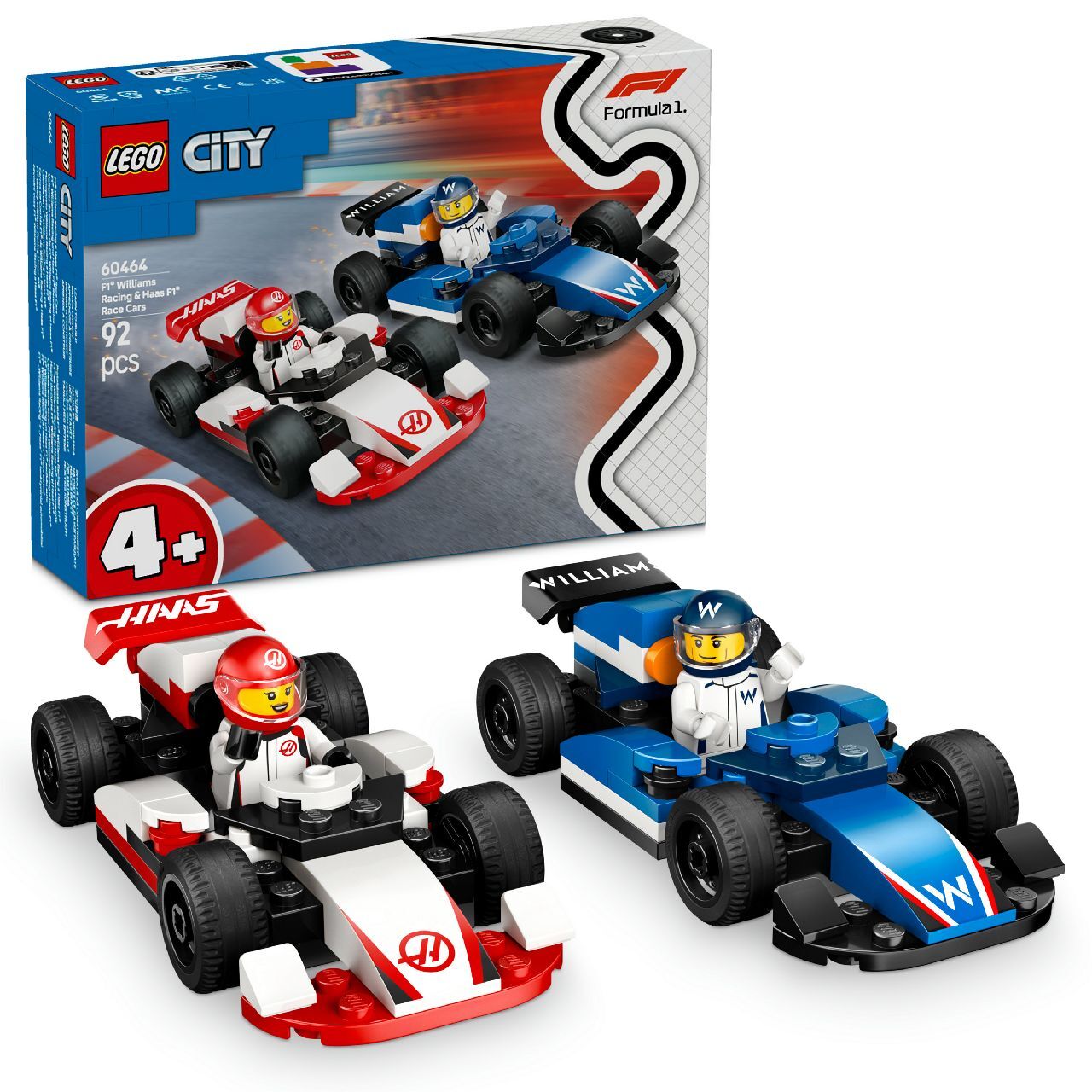 LEGO® F1® Williams Racing & Haas F1® Race Cars