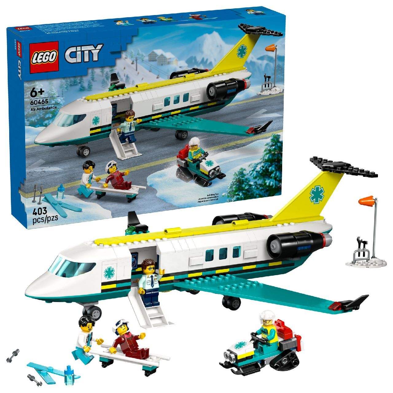 LEGO® Emergency Air Ambulance Airplane