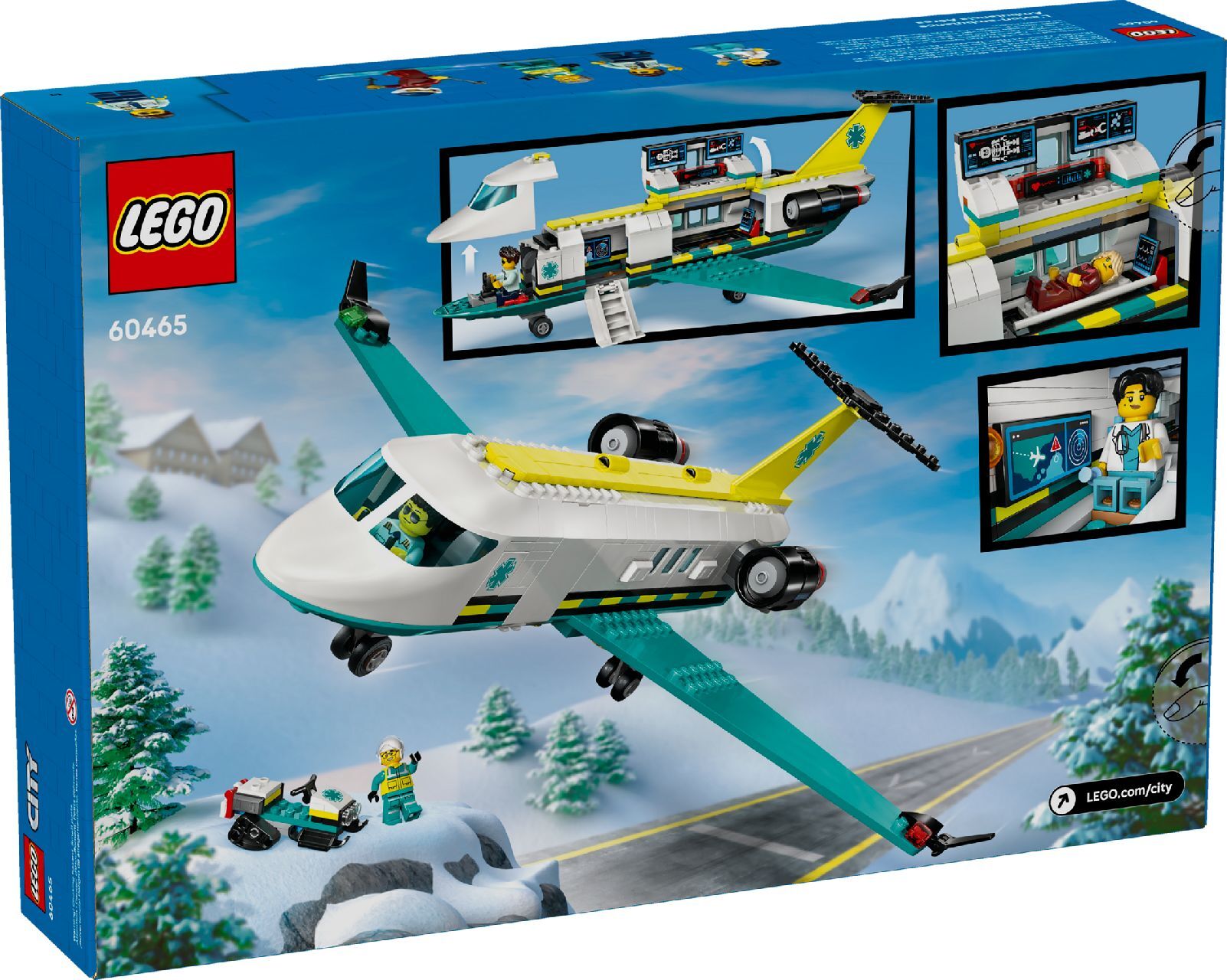 LEGO® Emergency Air Ambulance Airplane