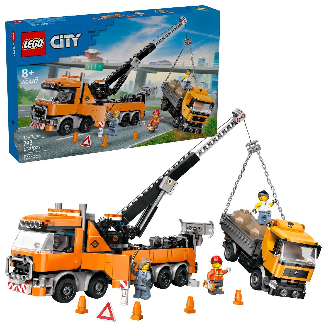 LEGO® Heavy-Duty Recovery Tow Truck with Crane