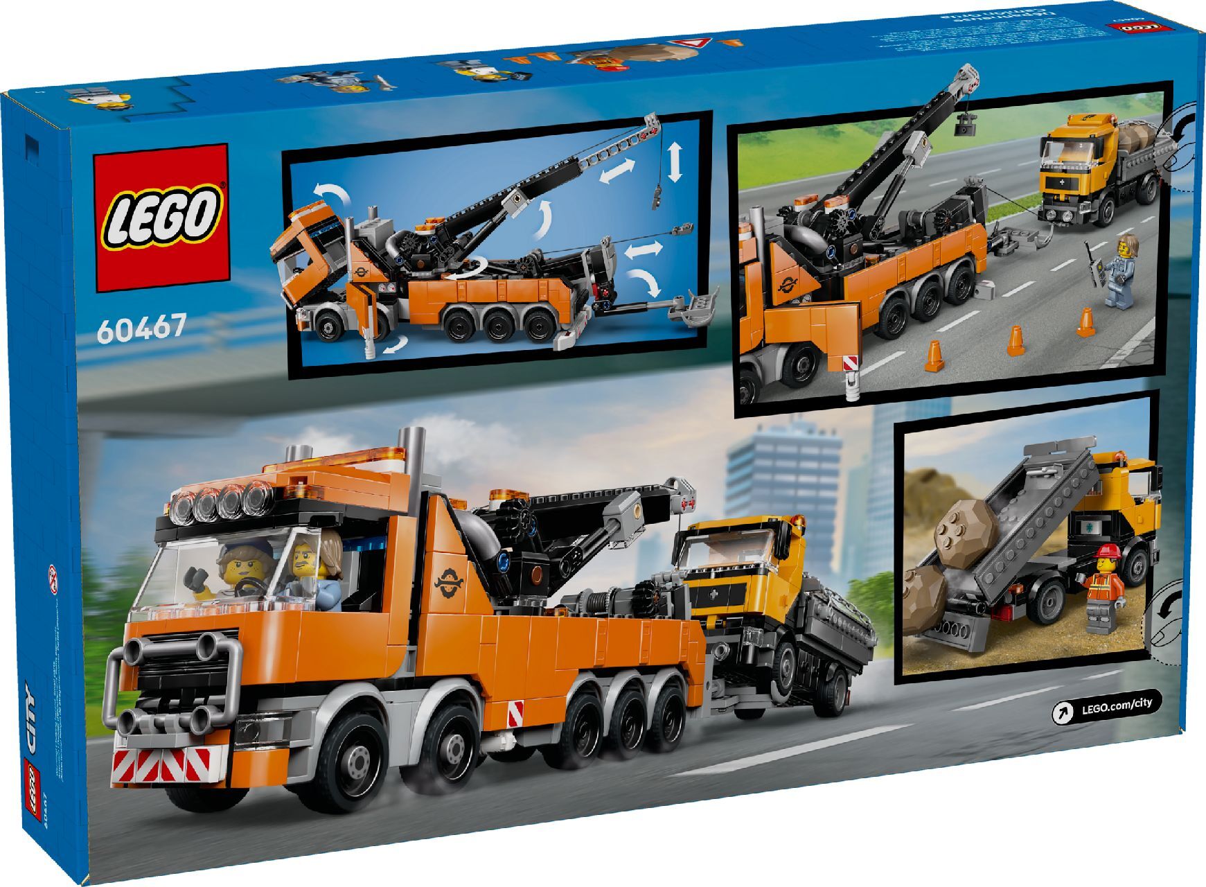 LEGO® Heavy-Duty Recovery Tow Truck with Crane