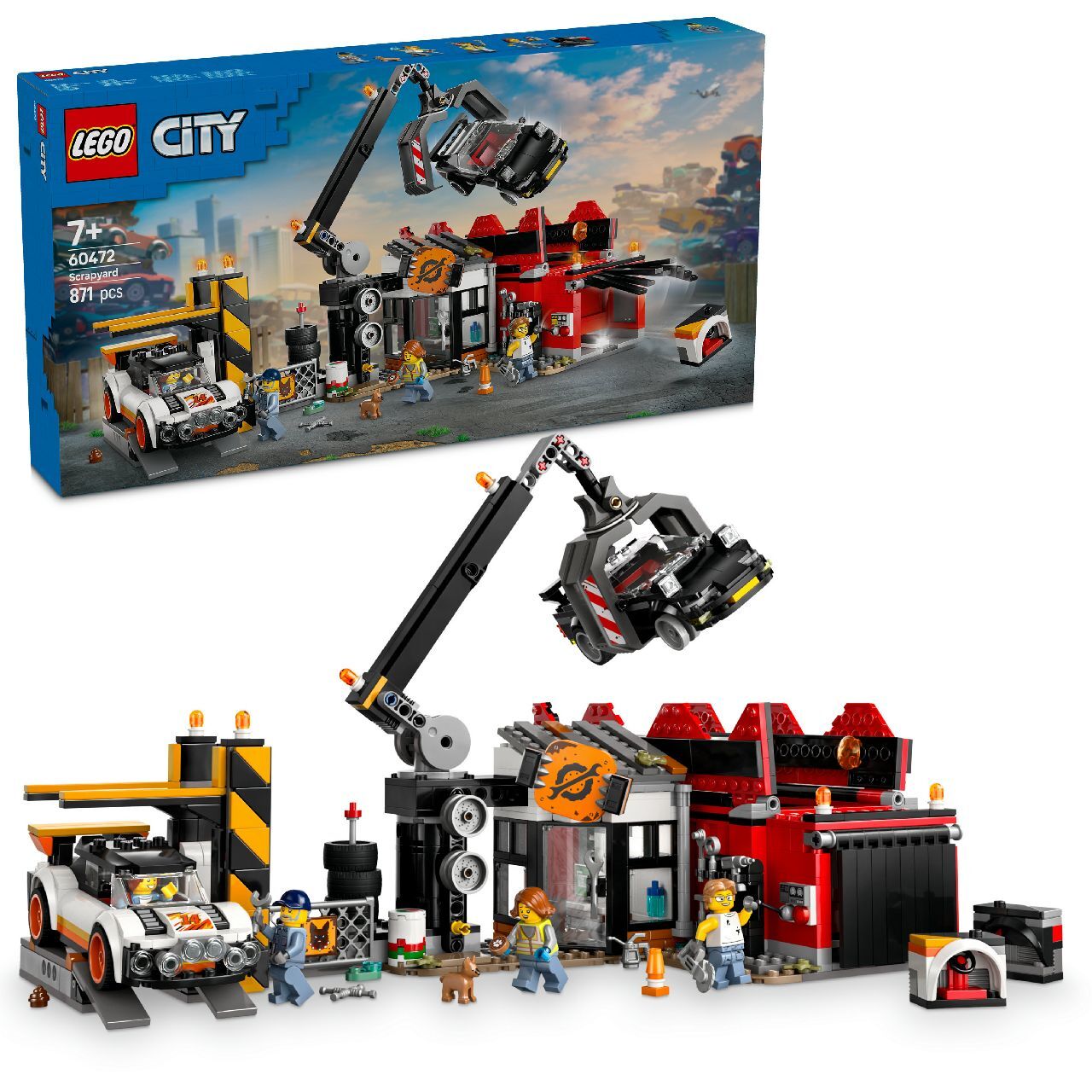 LEGO® Scrapyard with Cars