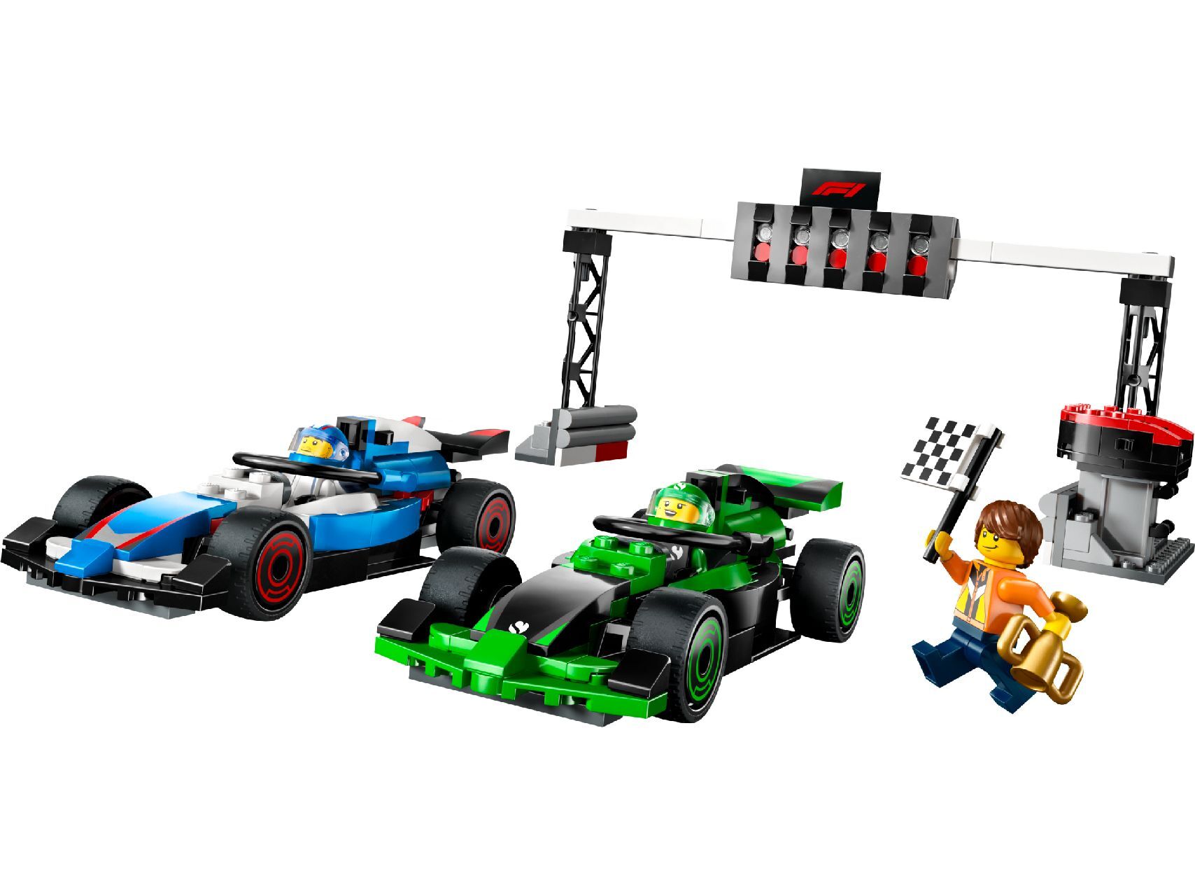 LEGO® F1® Grid with VCARB & Sauber Race Cars