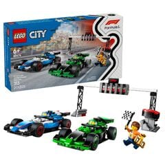 LEGO® F1® Grid with VCARB & Sauber Race Cars