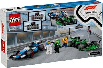 LEGO® F1® Grid with VCARB & Sauber Race Cars