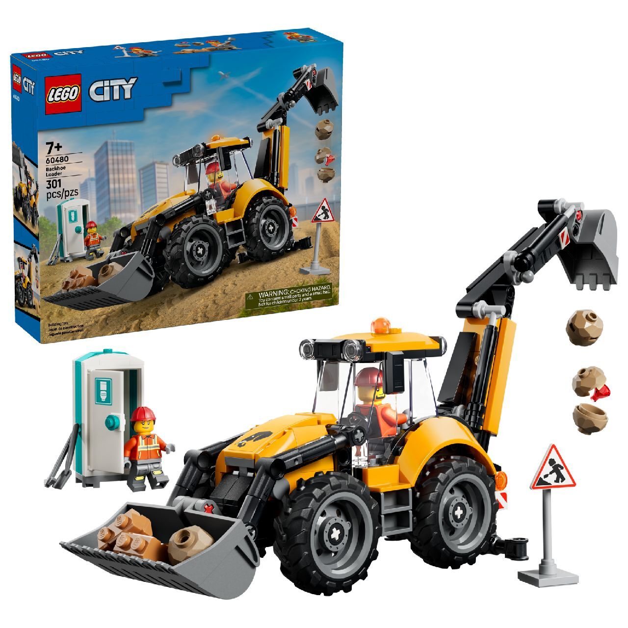 LEGO® Yellow Backhoe Loader