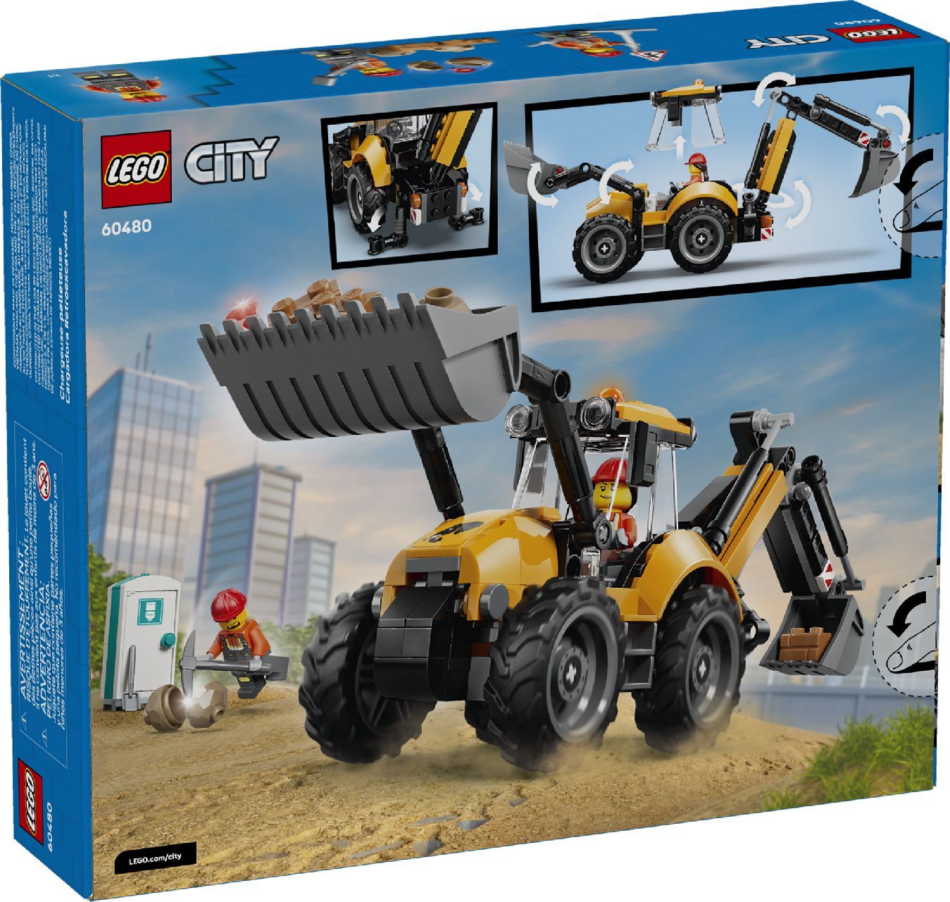 LEGO® Yellow Backhoe Loader