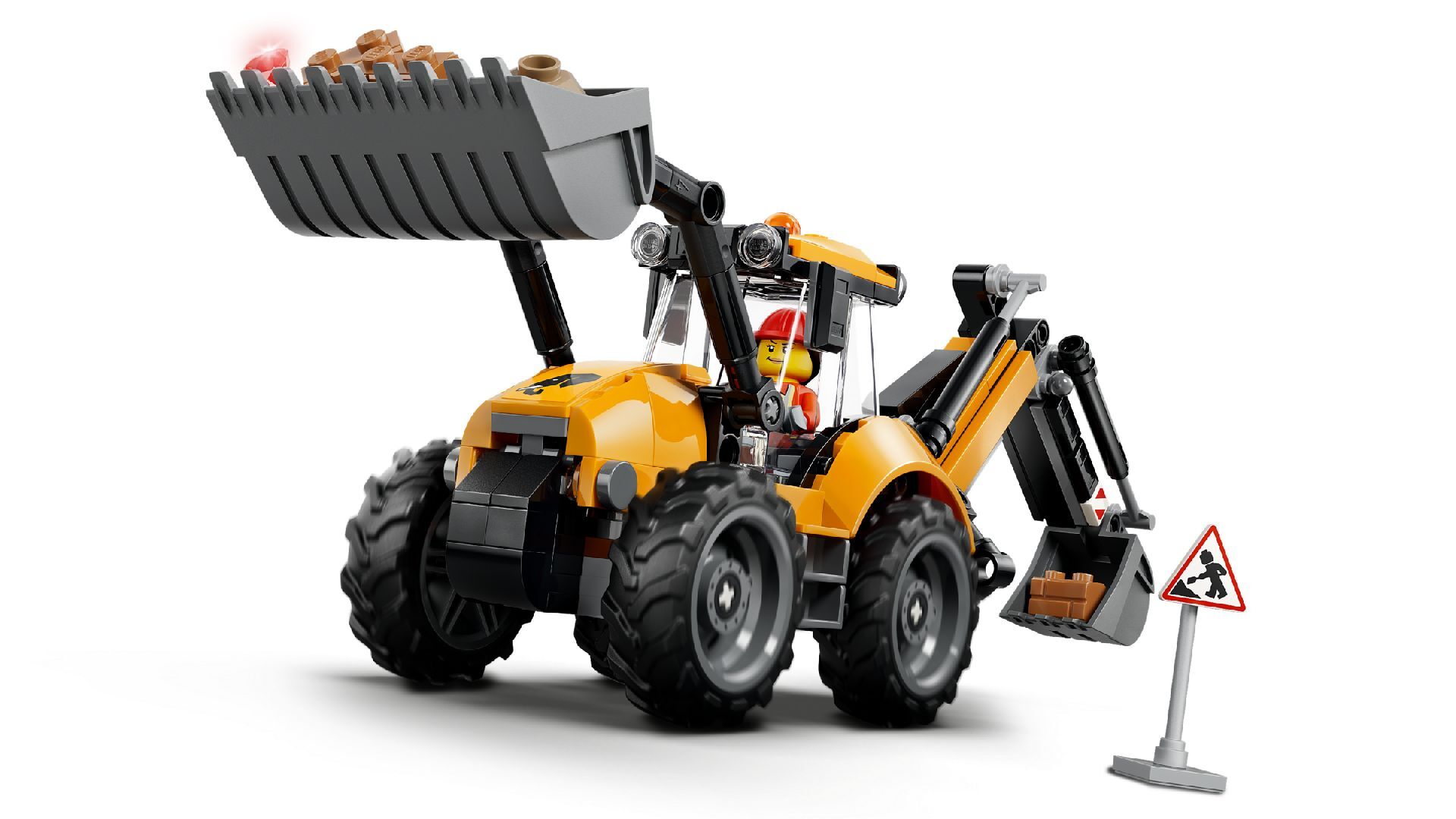 LEGO® Yellow Backhoe Loader