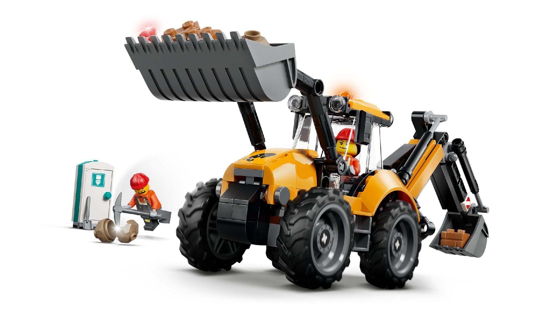 LEGO® Yellow Backhoe Loader