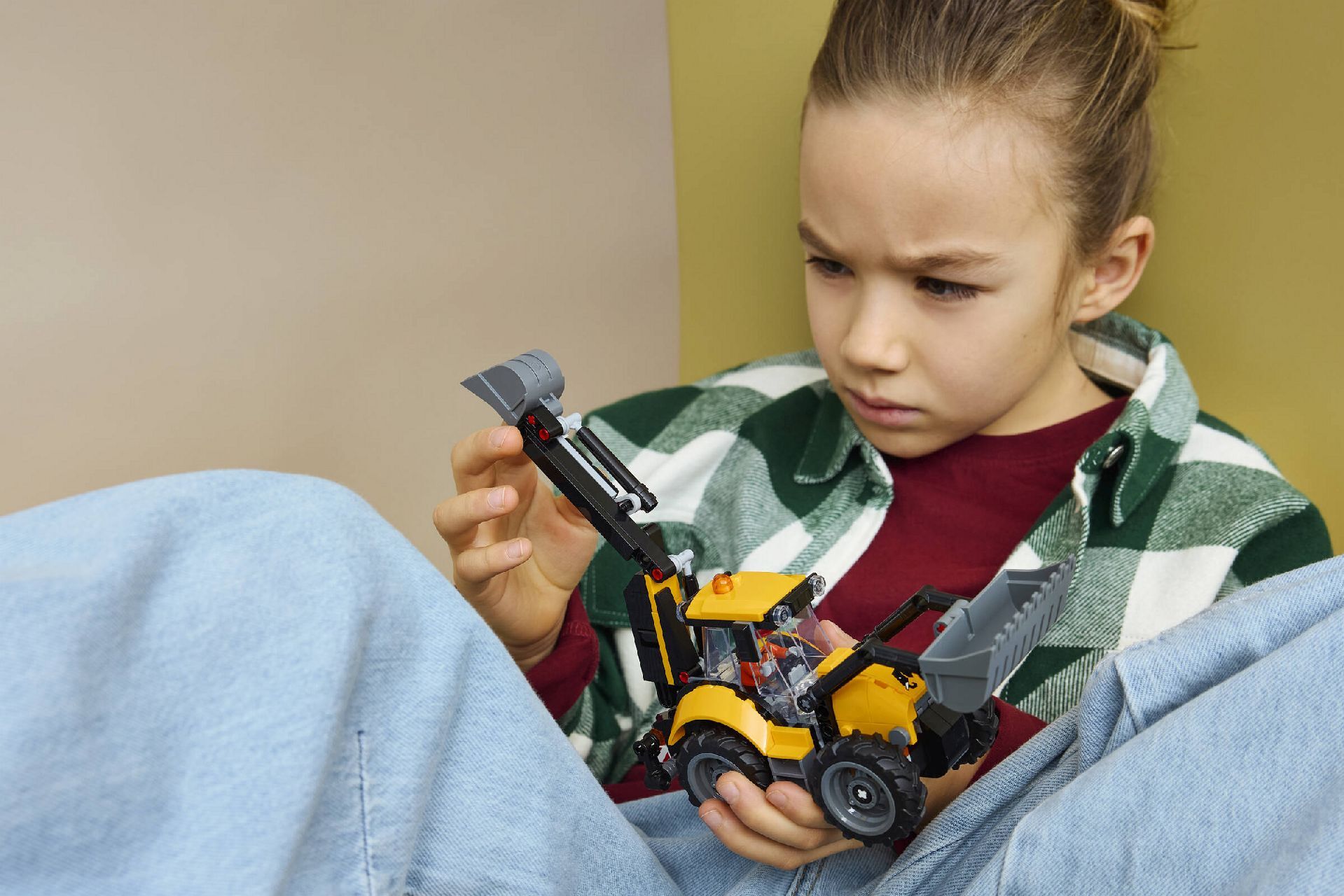 LEGO® Yellow Backhoe Loader