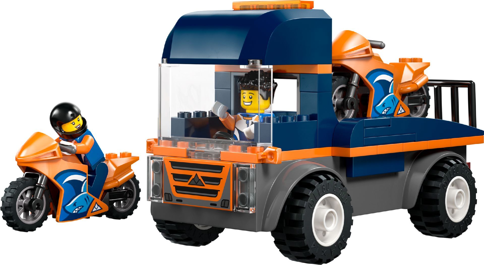 LEGO® Motorcycle Transporter