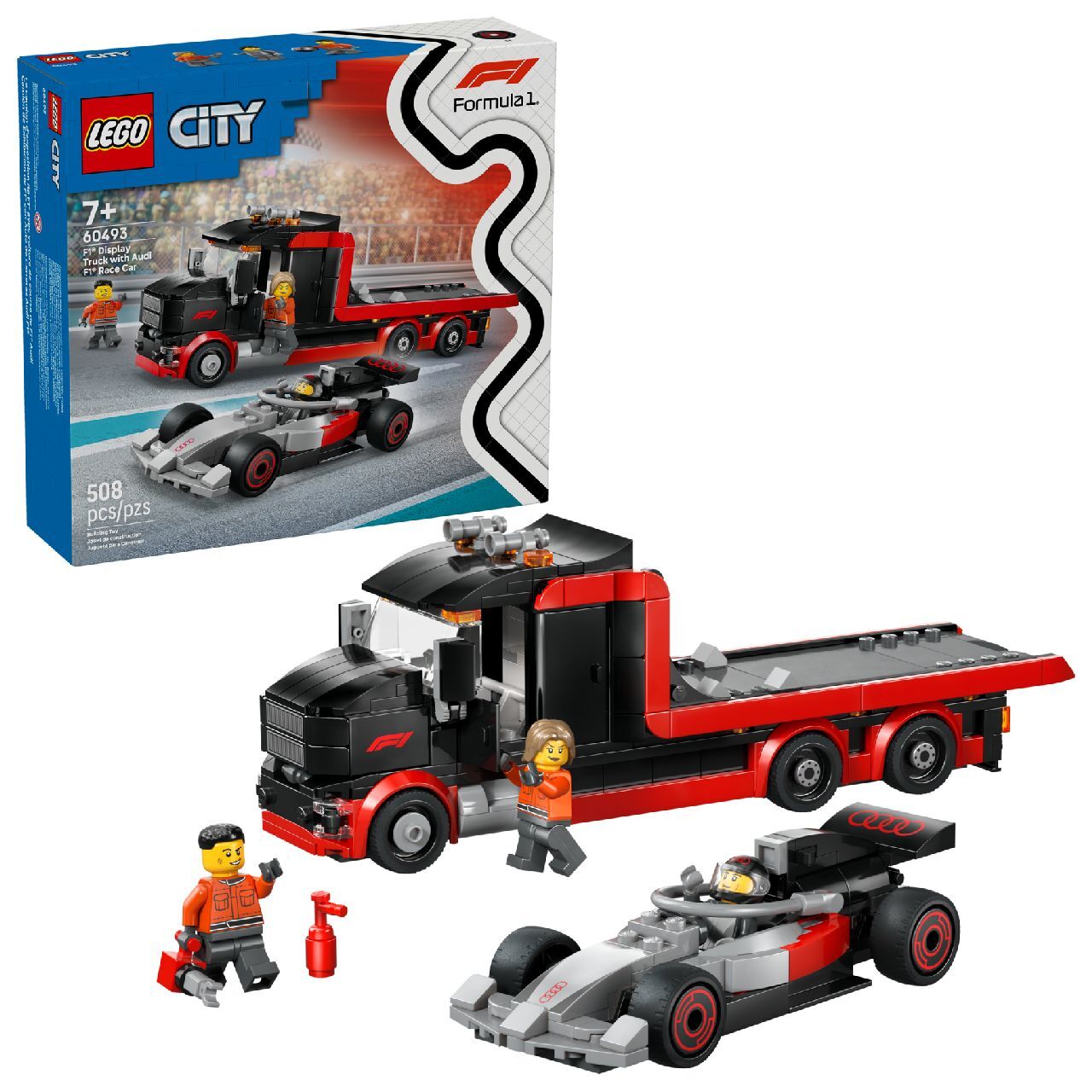 LEGO® F1® Display Truck with Audi F1® Race Car