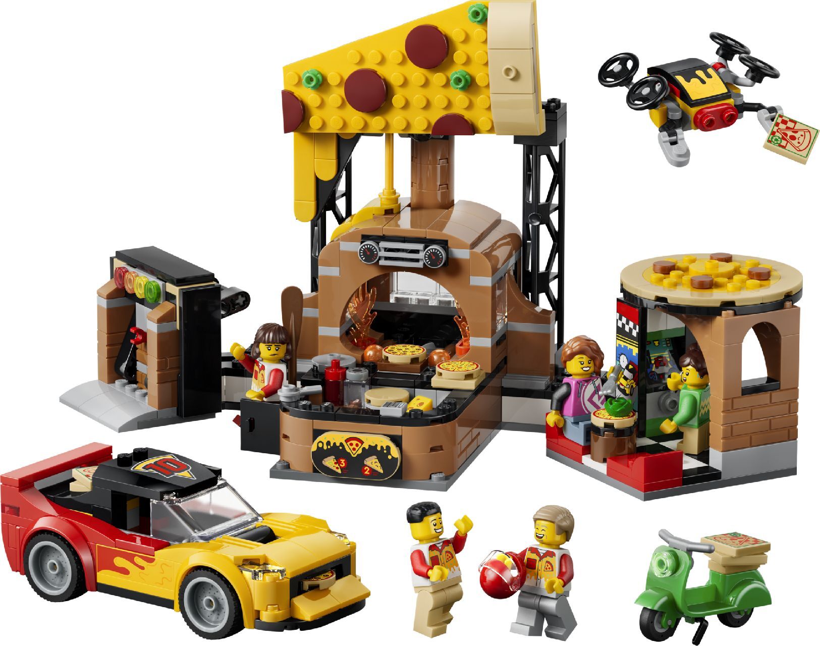 LEGO® Pizza Delivery Experience with Vehicles