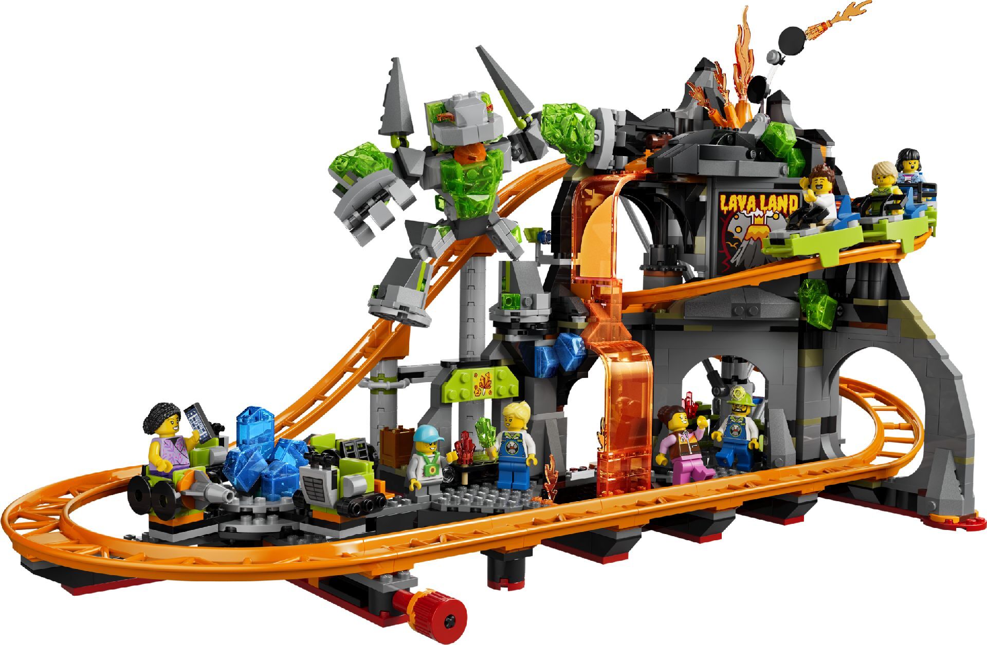 LEGO® Lava Land Roller Coaster Park