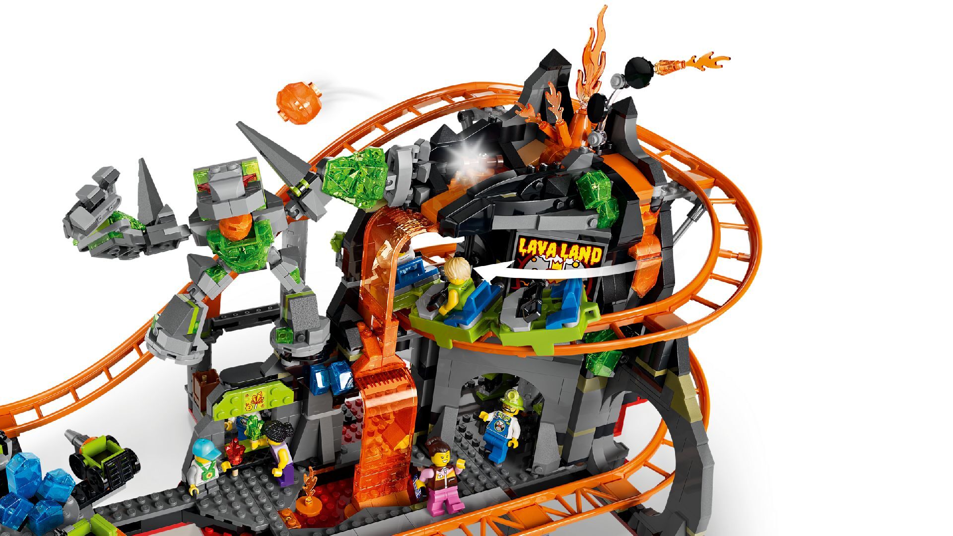LEGO® Lava Land Roller Coaster Park