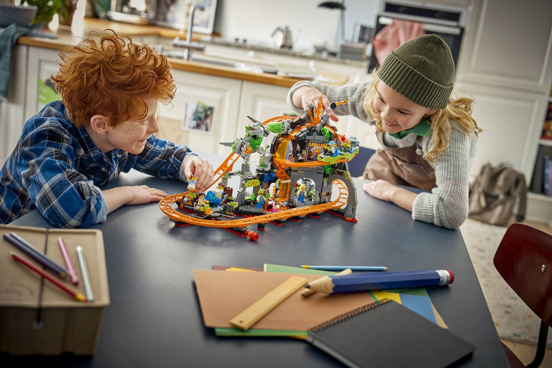 LEGO® Lava Land Roller Coaster Park