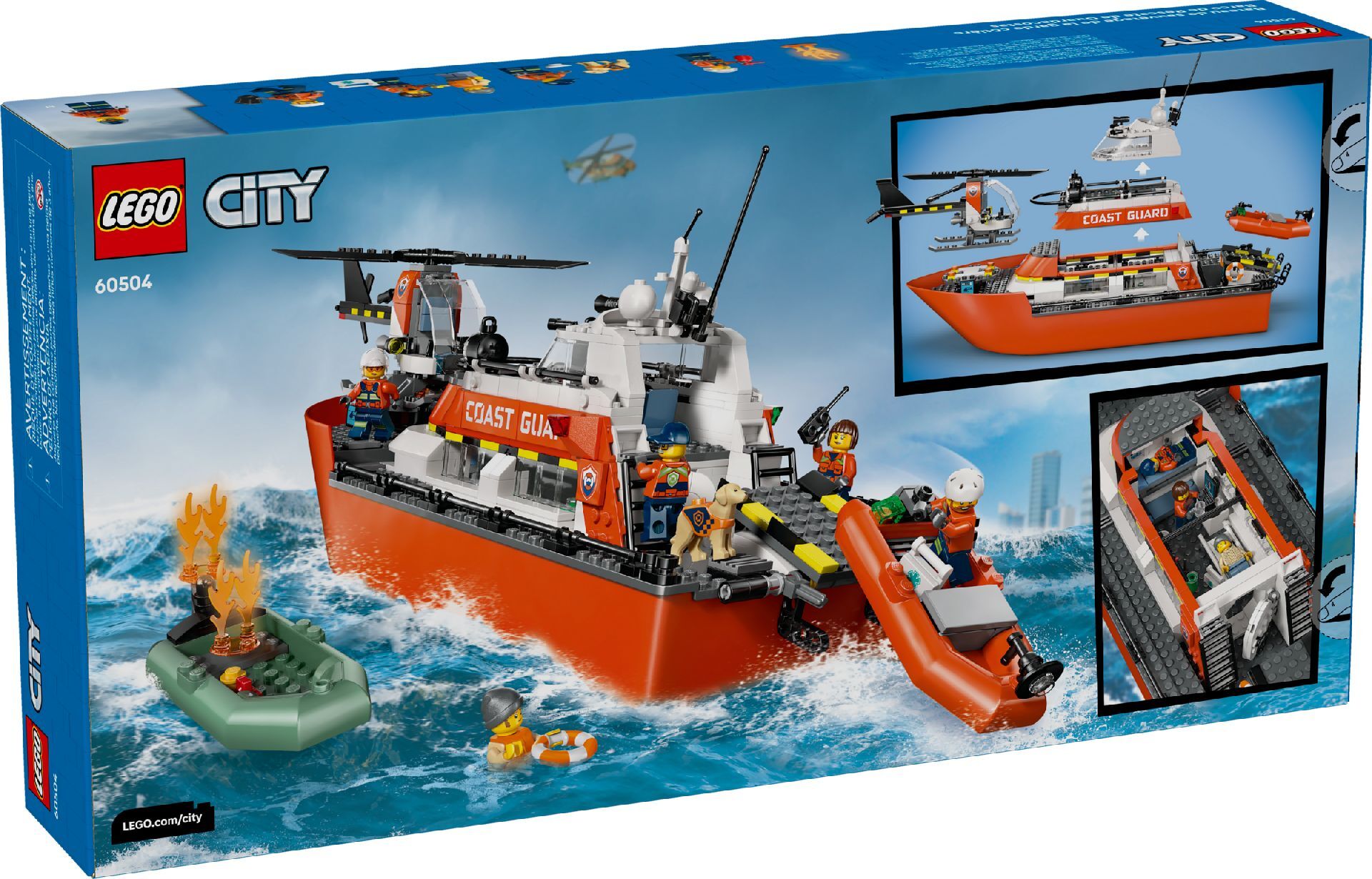 LEGO® Coast Guard Rescue Boat & Helicopter