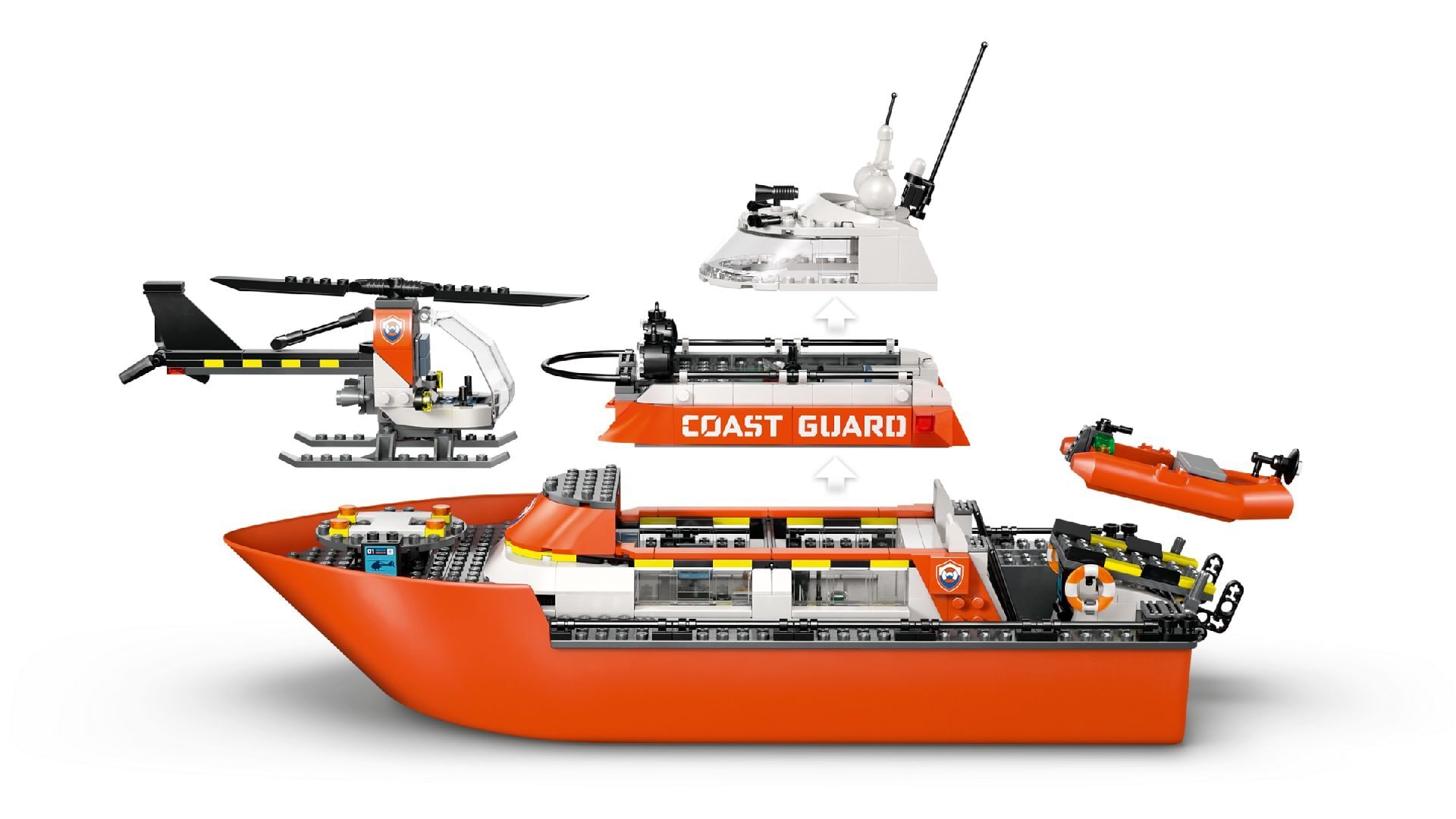 LEGO® Coast Guard Rescue Boat & Helicopter