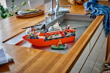 LEGO® Coast Guard Rescue Boat & Helicopter