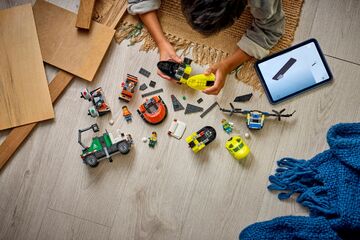 LEGO® Airplane, Service Truck & Hovercraft Remix