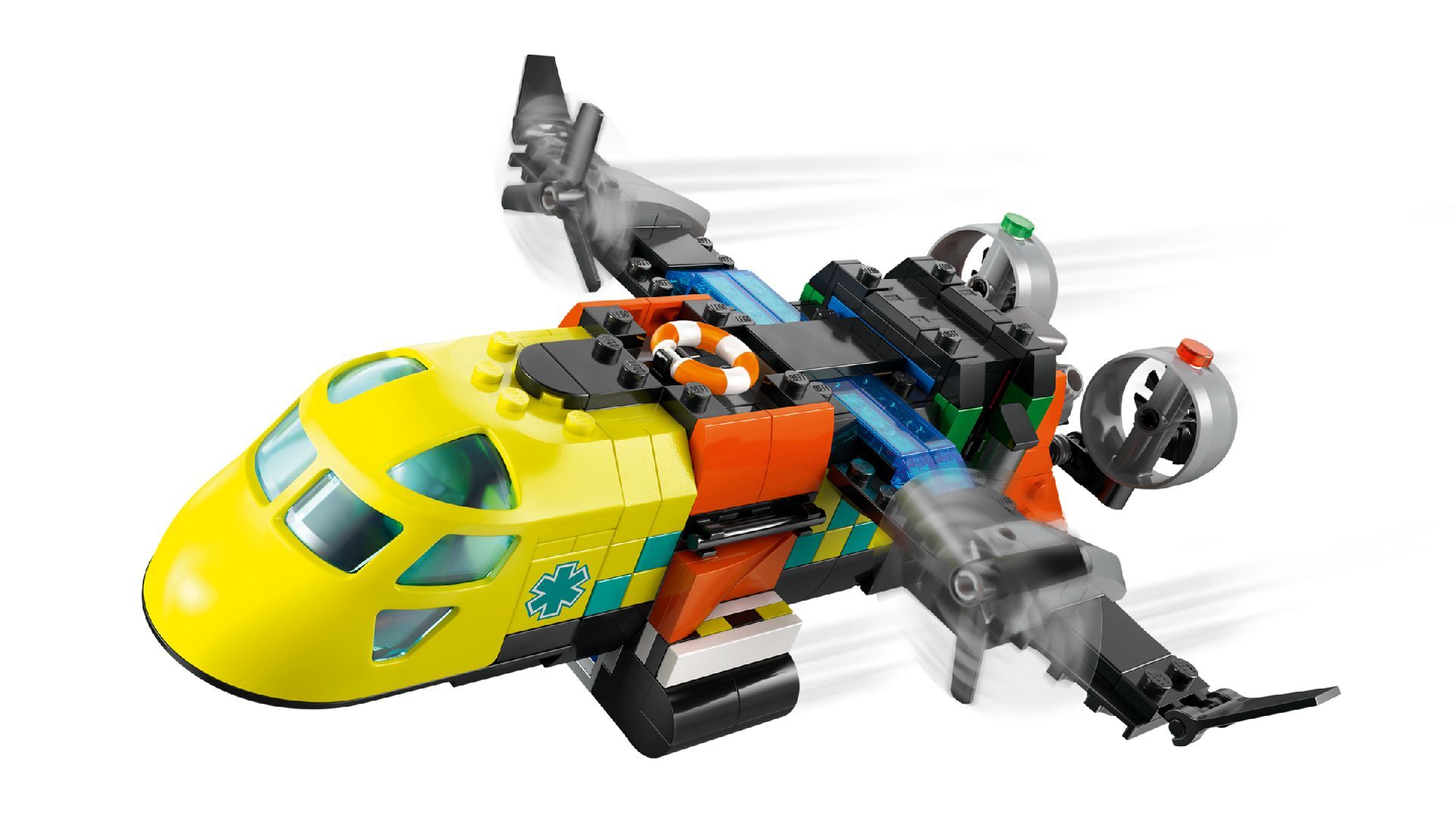LEGO® Airplane, Service Truck & Hovercraft Remix