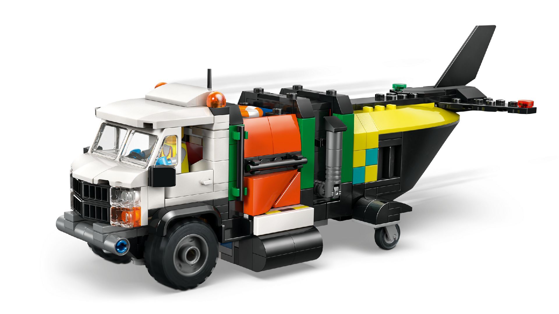 LEGO® Airplane, Service Truck & Hovercraft Remix