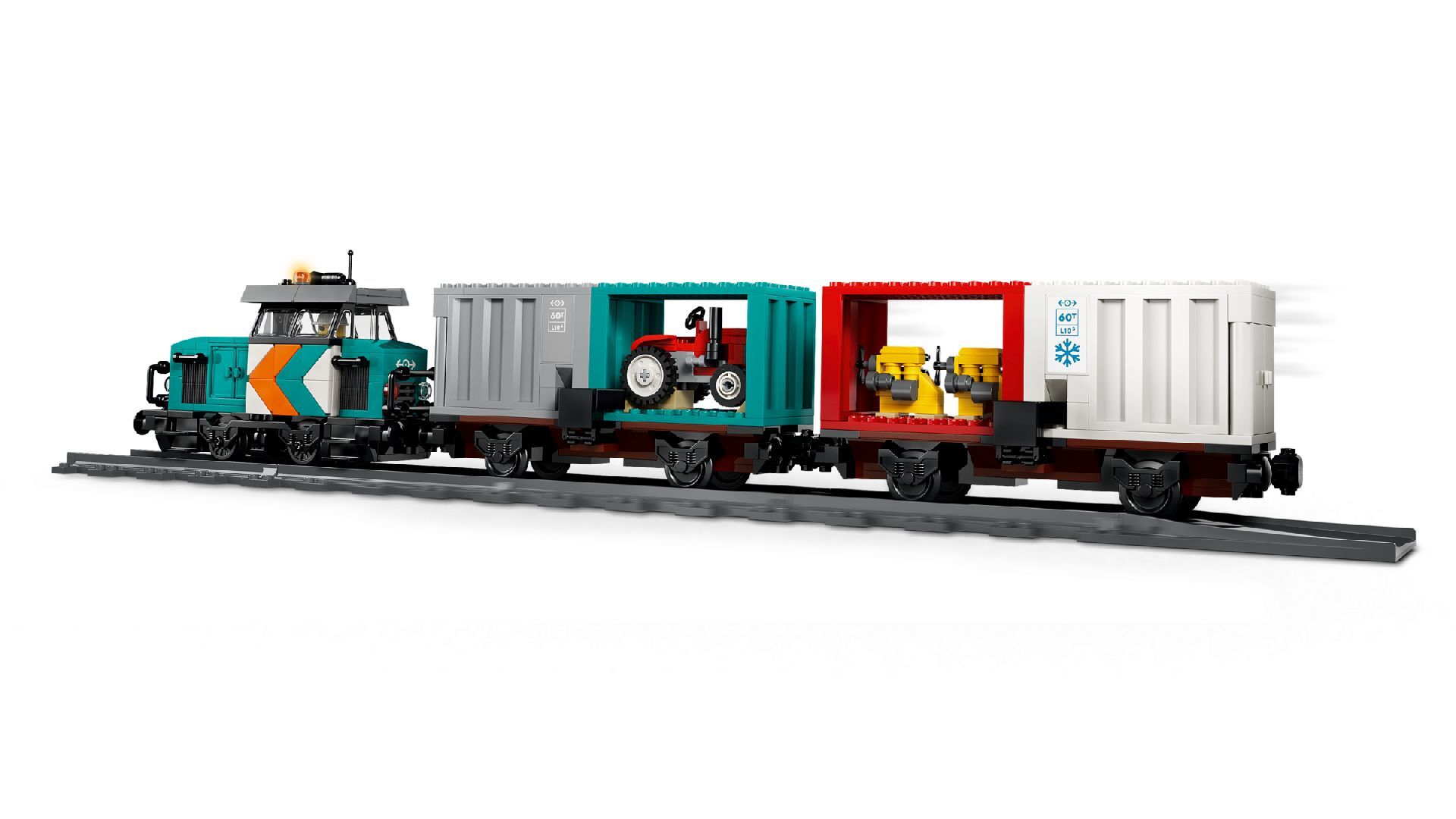 LEGO® Harbor Freight Train with Crane & Truck